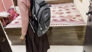 Bangladeshi girl come to school and fucked pussy