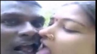 Horny Desi indian village girl fucked jungle by bf in outdoor clear  audio