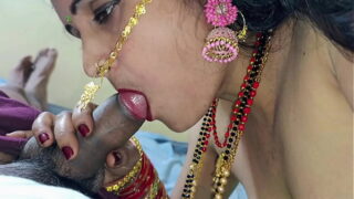 Indian Mumbai married aunty and nephew fucked with blowjob