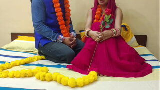 Indian Mumbai newly married woman with lover hard fucking