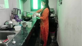 Indian Tamil Hot Woman Having Anal Sex With Lover In Kitchen