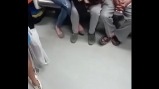 SUCKING IN METRO IN DELHI